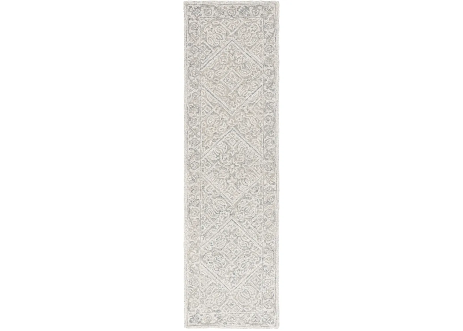 DIP DYE 151 GREY  2'-3' x 8' Runner Rug