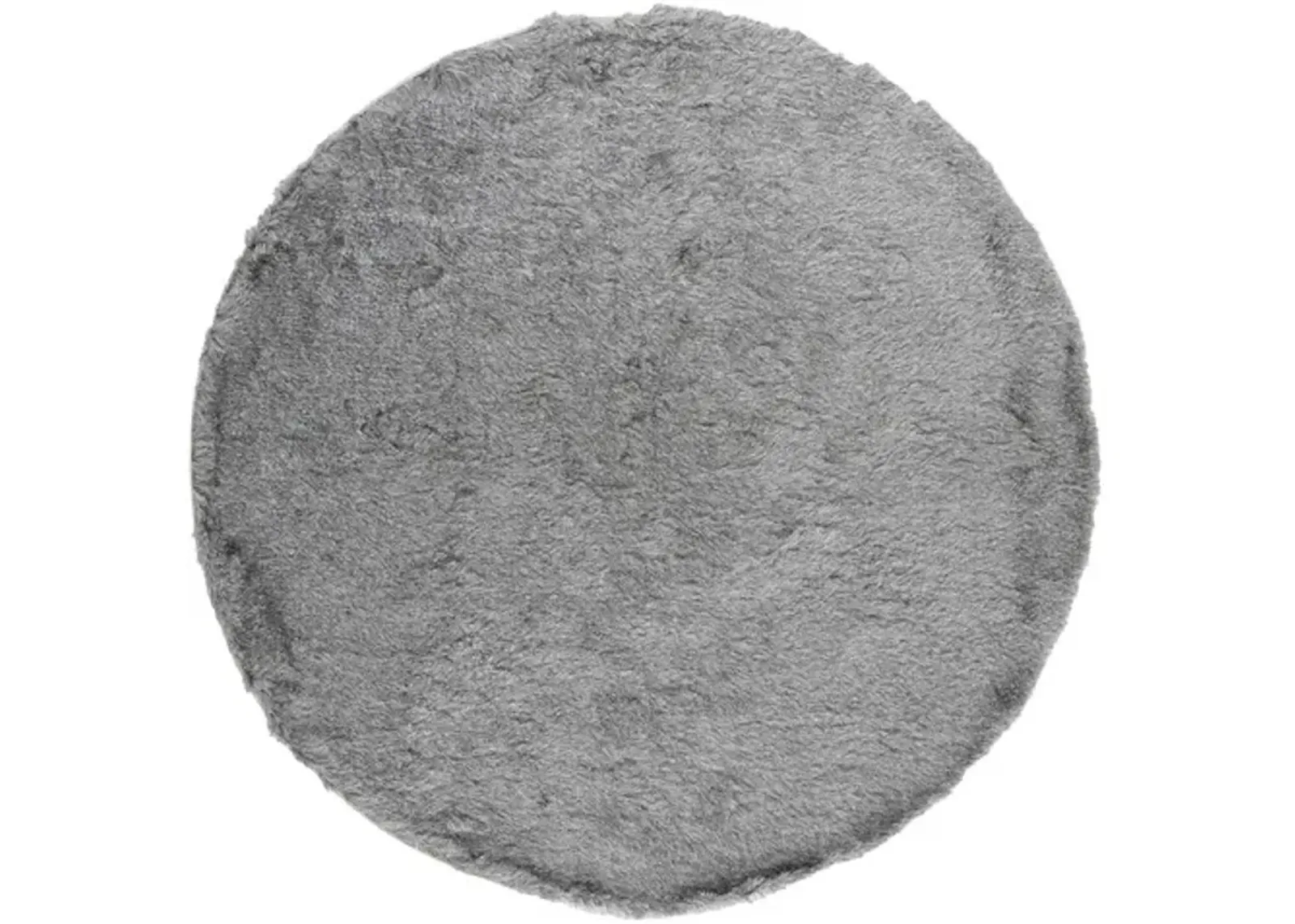 PARIS SHAG Silver 7' X 7' Round Round Rug