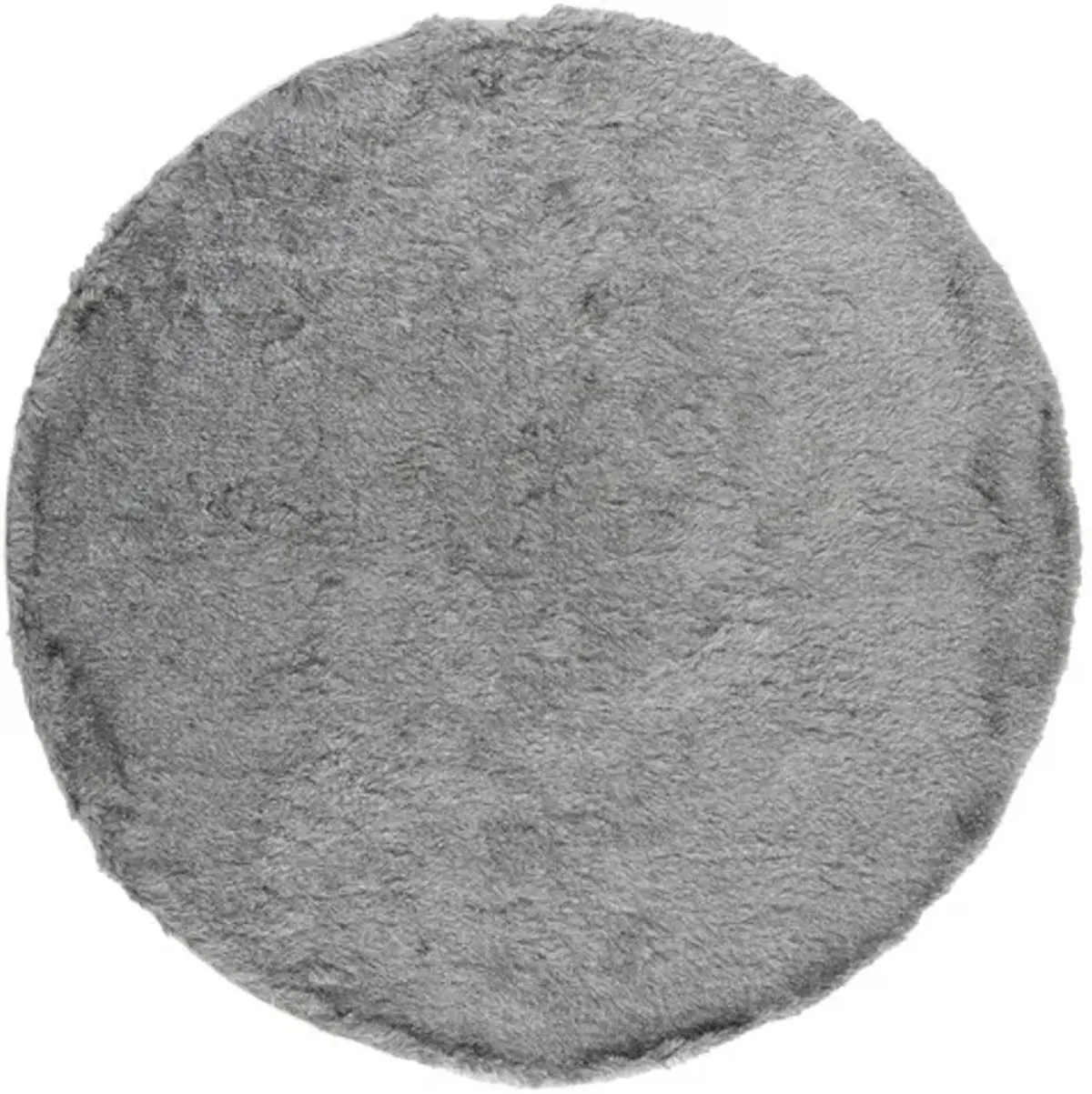 PARIS SHAG Silver 7' X 7' Round Round Rug