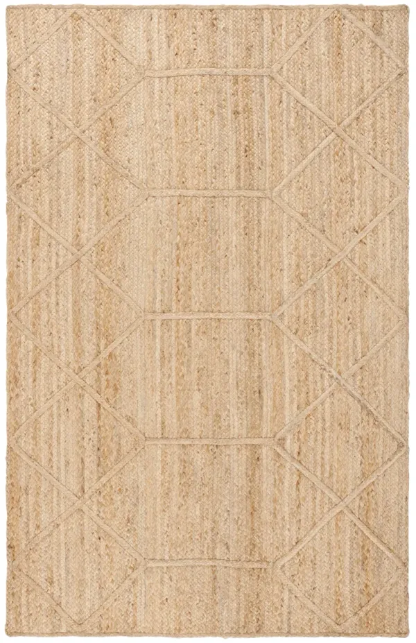 NATURAL FIBER Hand loomed 8' x 10' area rug