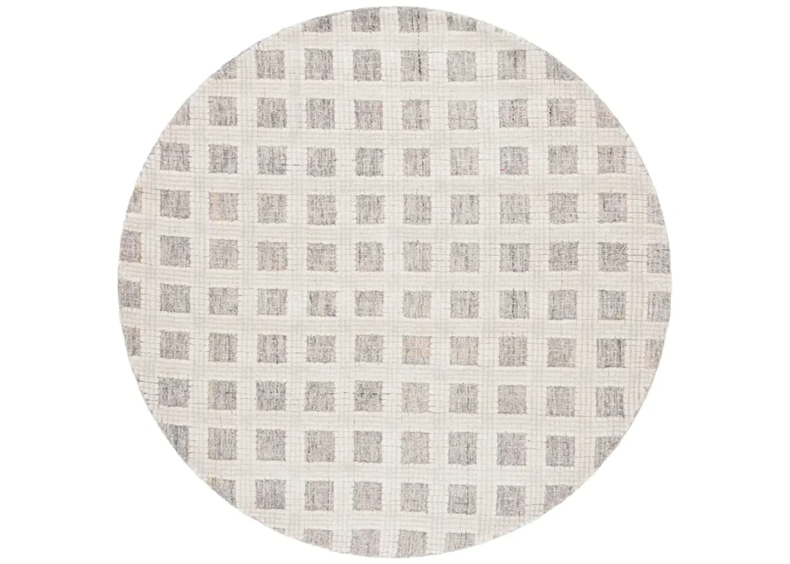 EBONY 119 GREY  6' x 6' Round Round Rug