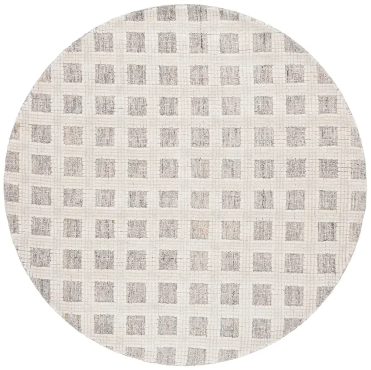 EBONY 119 GREY  6' x 6' Round Round Rug