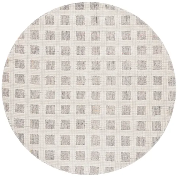 EBONY Hand Tufted 6' x 6' Round area rug