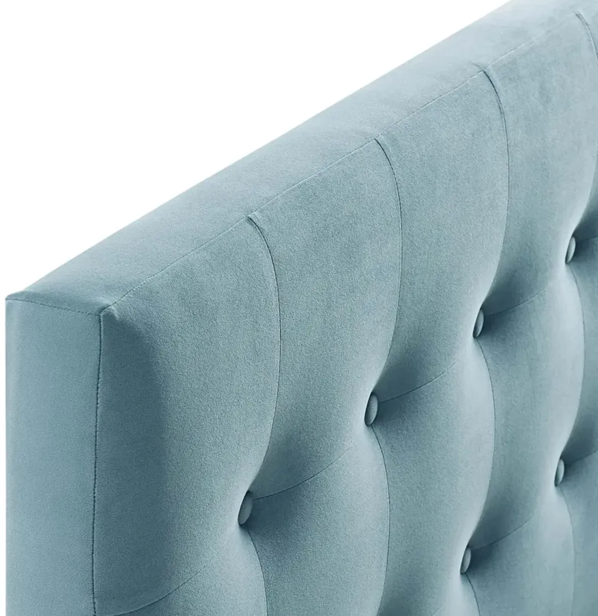 Emily King Biscuit Tufted Performance Velvet Headboard