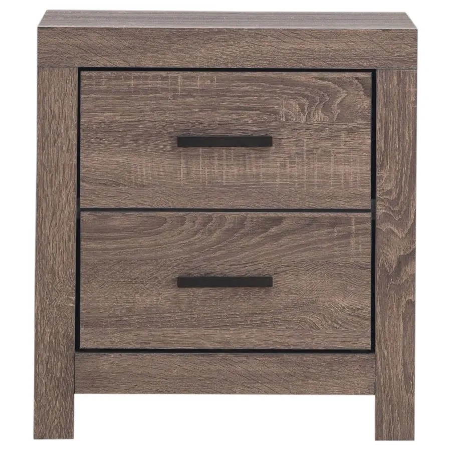 Abbie 2-Drawer Nightstand