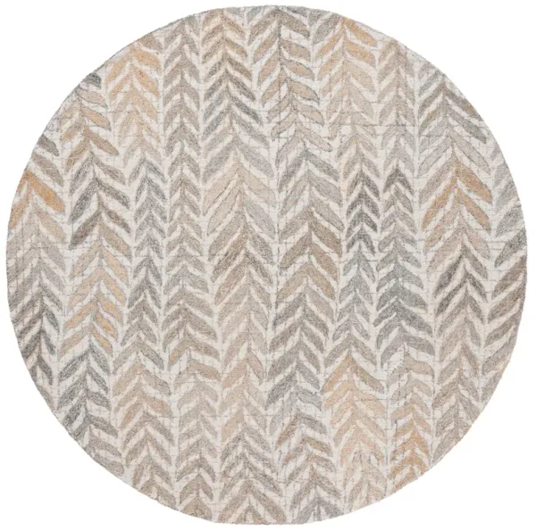 RENEWAL Hand Tufted 6' x 6' Round area rug