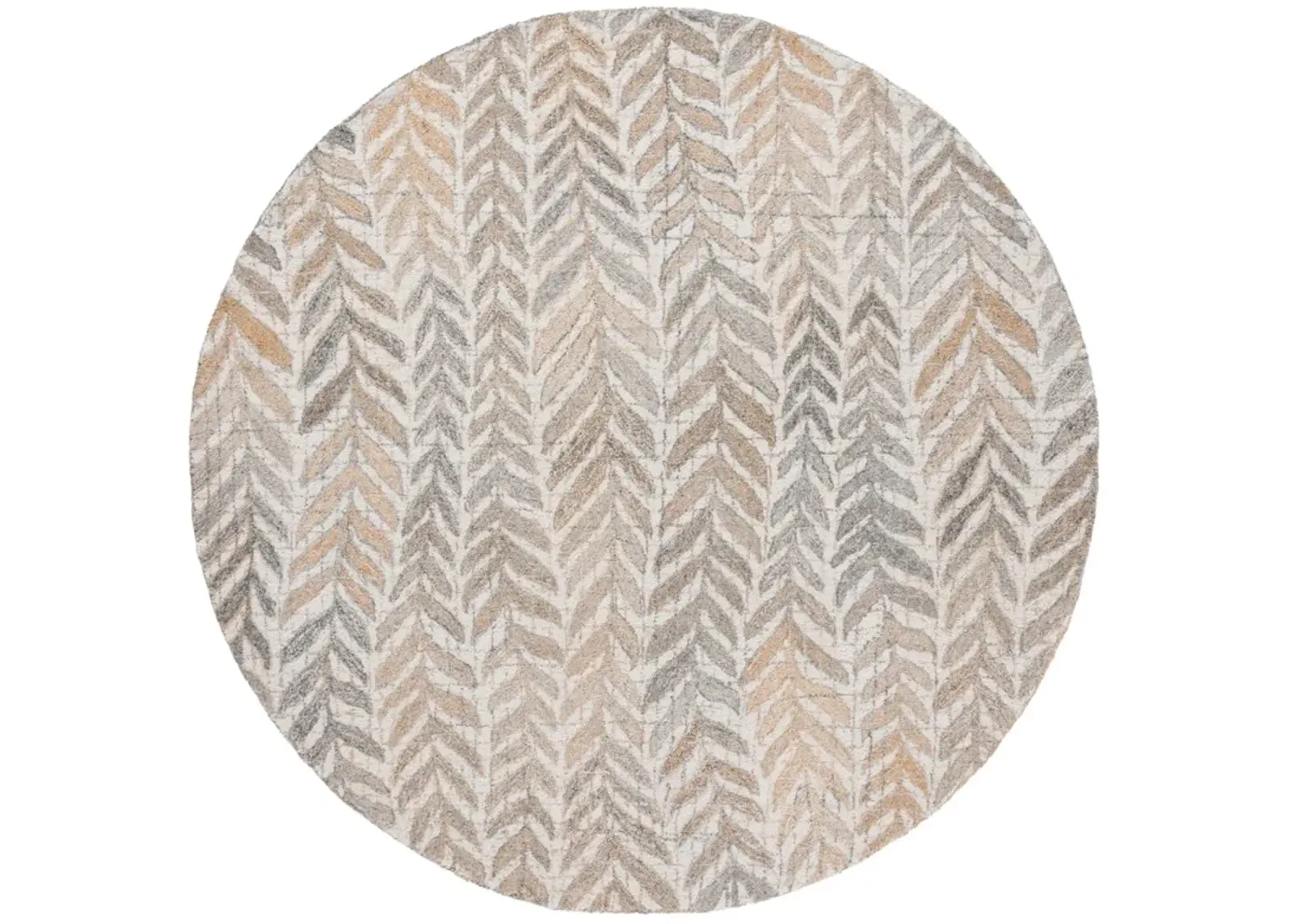 RENEWAL 803 BEIGE  6' x 6' Round Round Rug