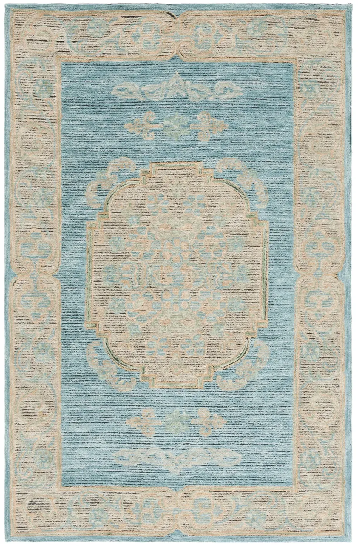 SAVONNERIE Hand Tufted 4' x 6' area rug
