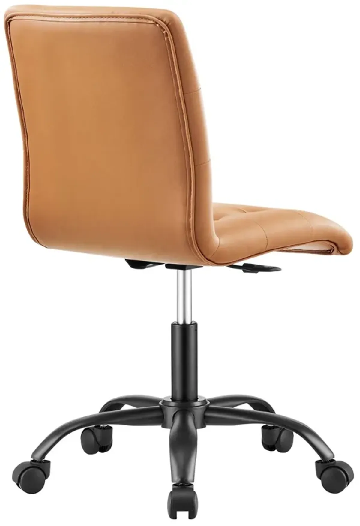 Prim Armless Vegan Leather Office Chair