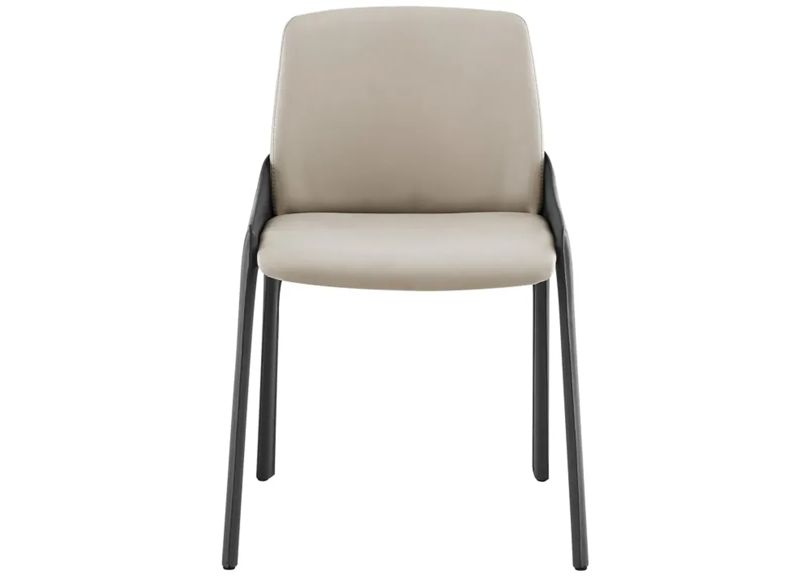 Vilante Side Chair in Light Gray and Gray