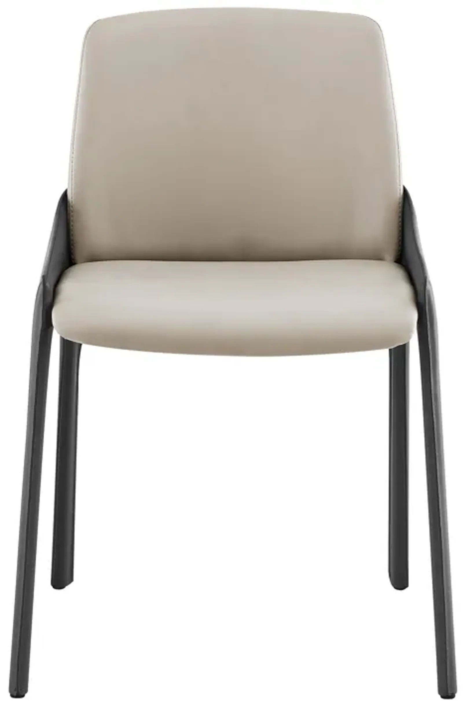 Vilante Side Chair in Light Gray and Gray