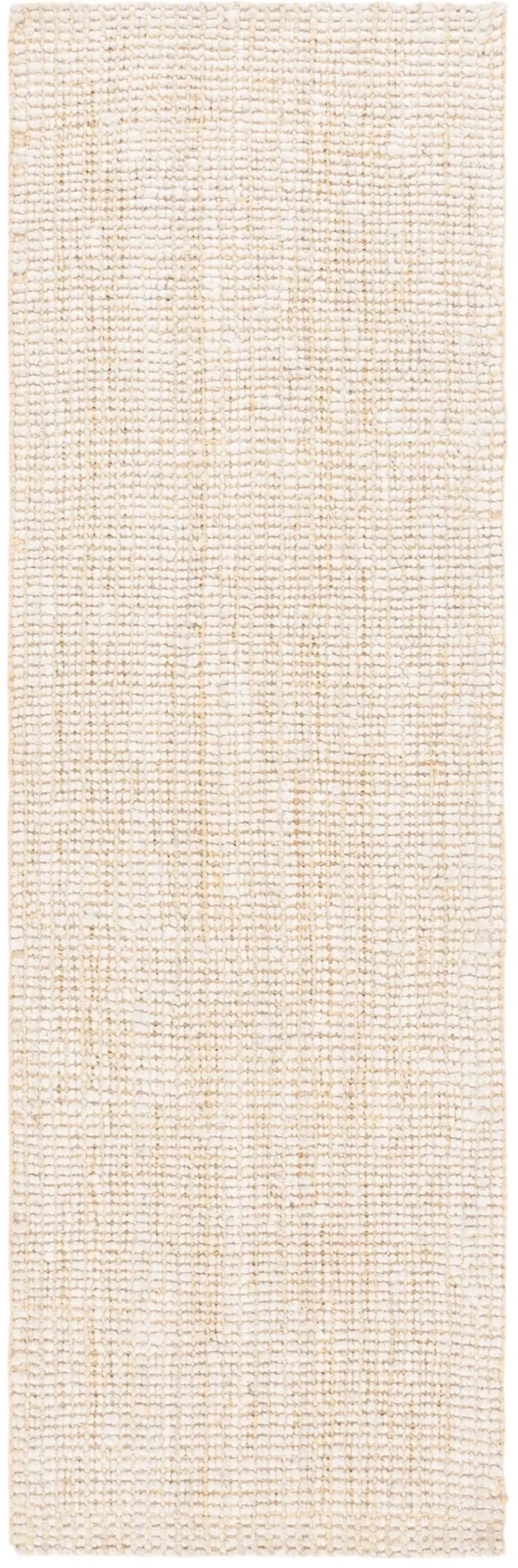 NATURAL FIBER 576 BLEACH  2'-6' x 8' Runner Rug