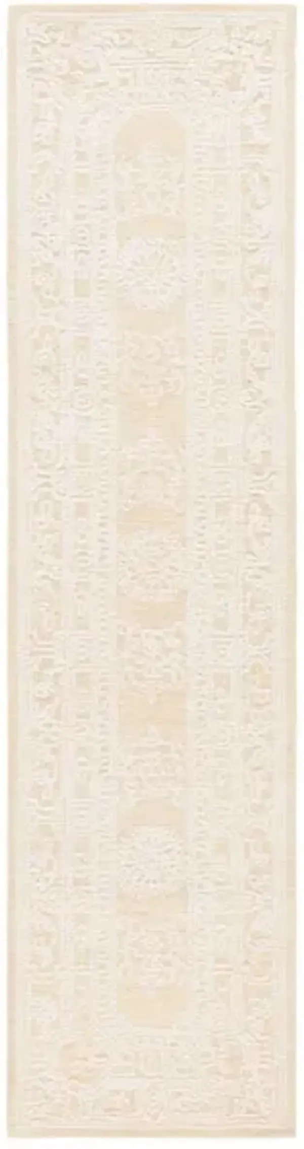 EBONY 310 Beige  2'-3' X 9' Runner Rug