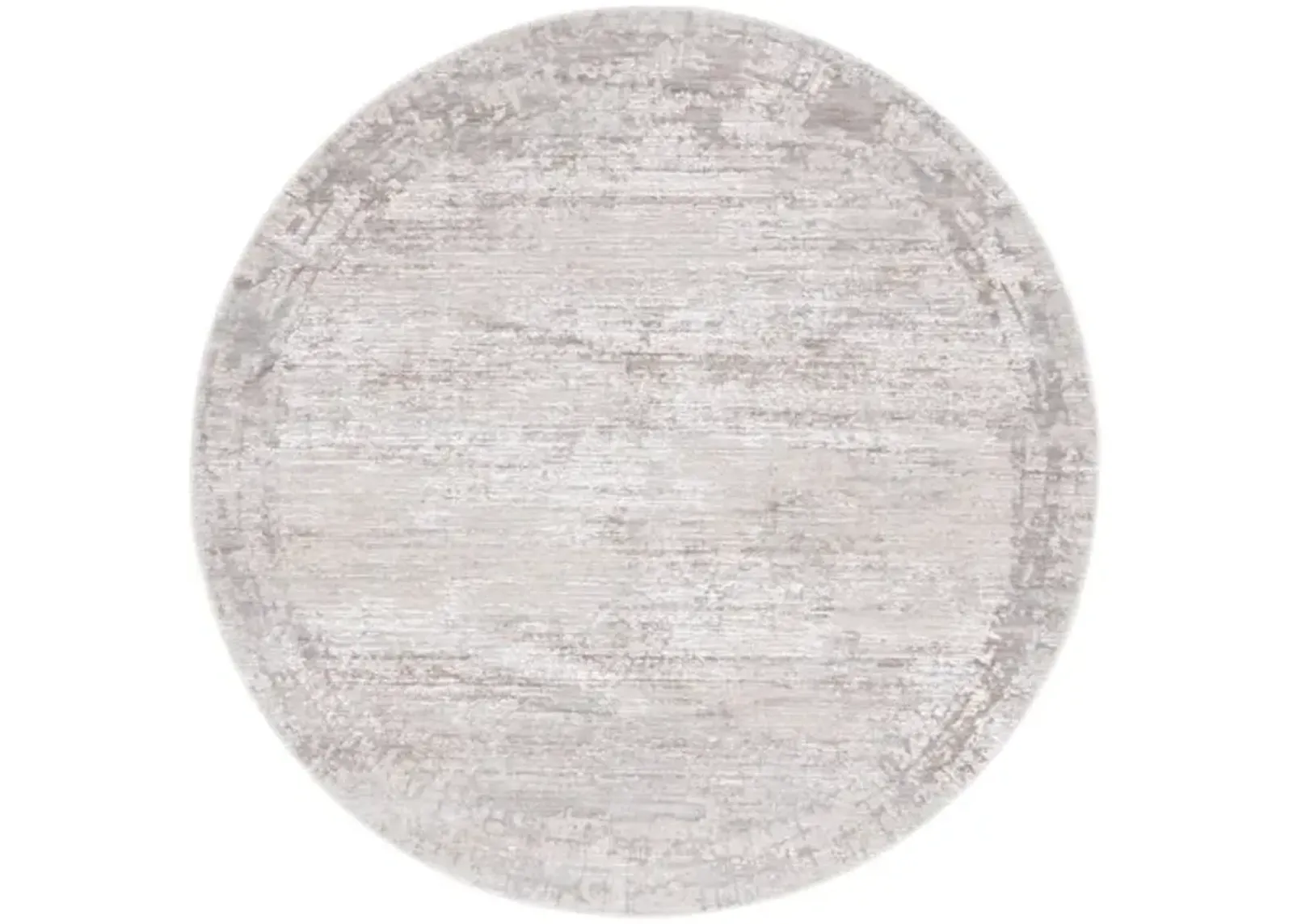 PLATINUM 540 Grey 6'-7' X 6'-7' Round Round Rug