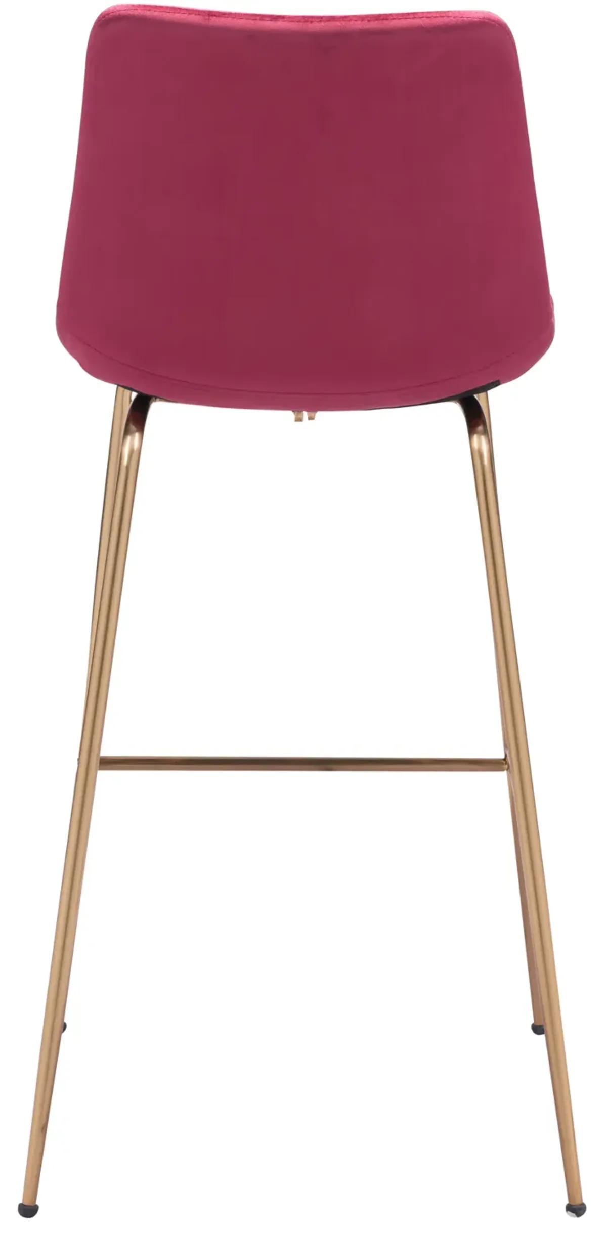 Tony Barstool Red & Gold