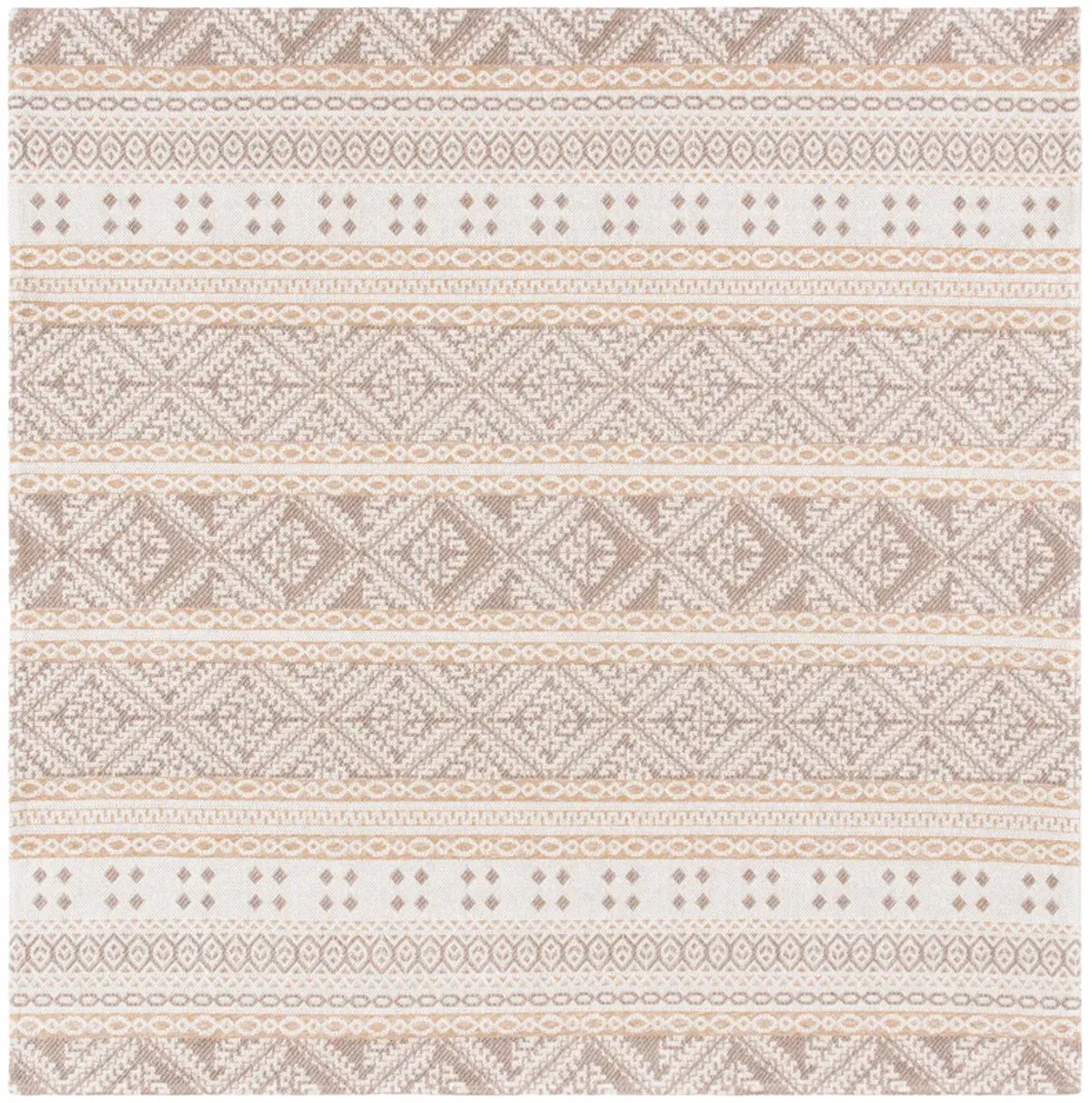 AUGUSTINE 445 TAUPE  6'-4' x 6'-4'Square Square Rug