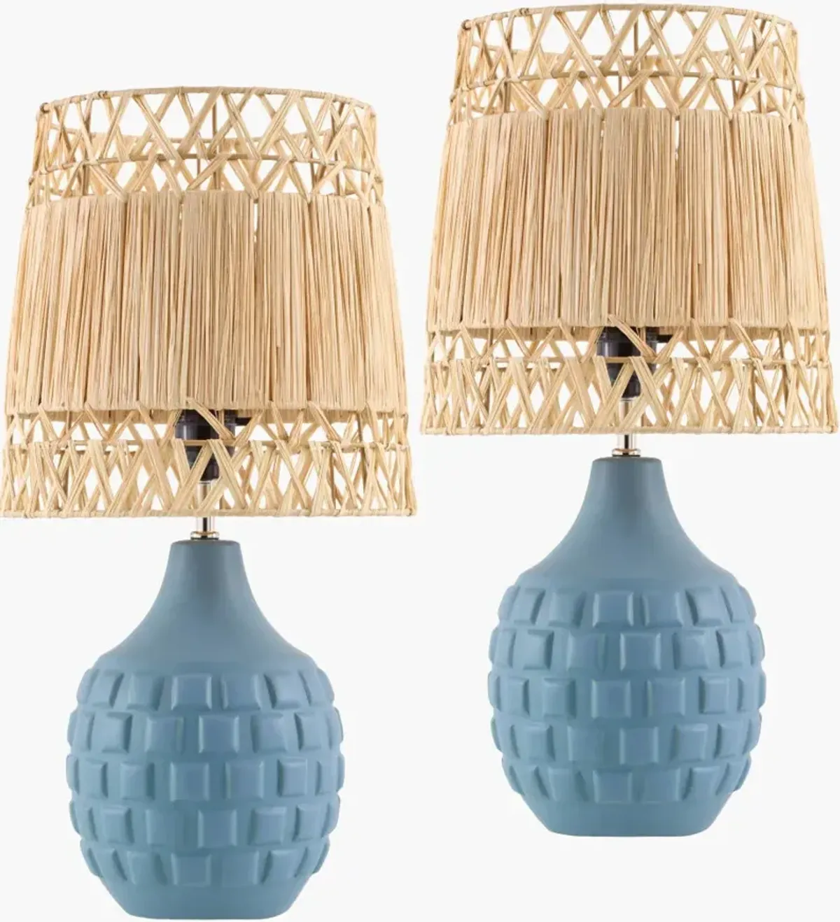 Wisterian WST-002 19"H x 10"W x 10"D Accent Table Lamp