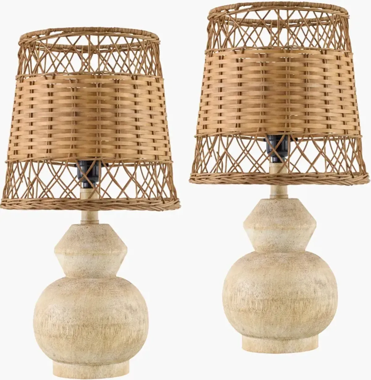 Misty MTY-002 19"H x 9"W x 9"D Accent Table Lamp