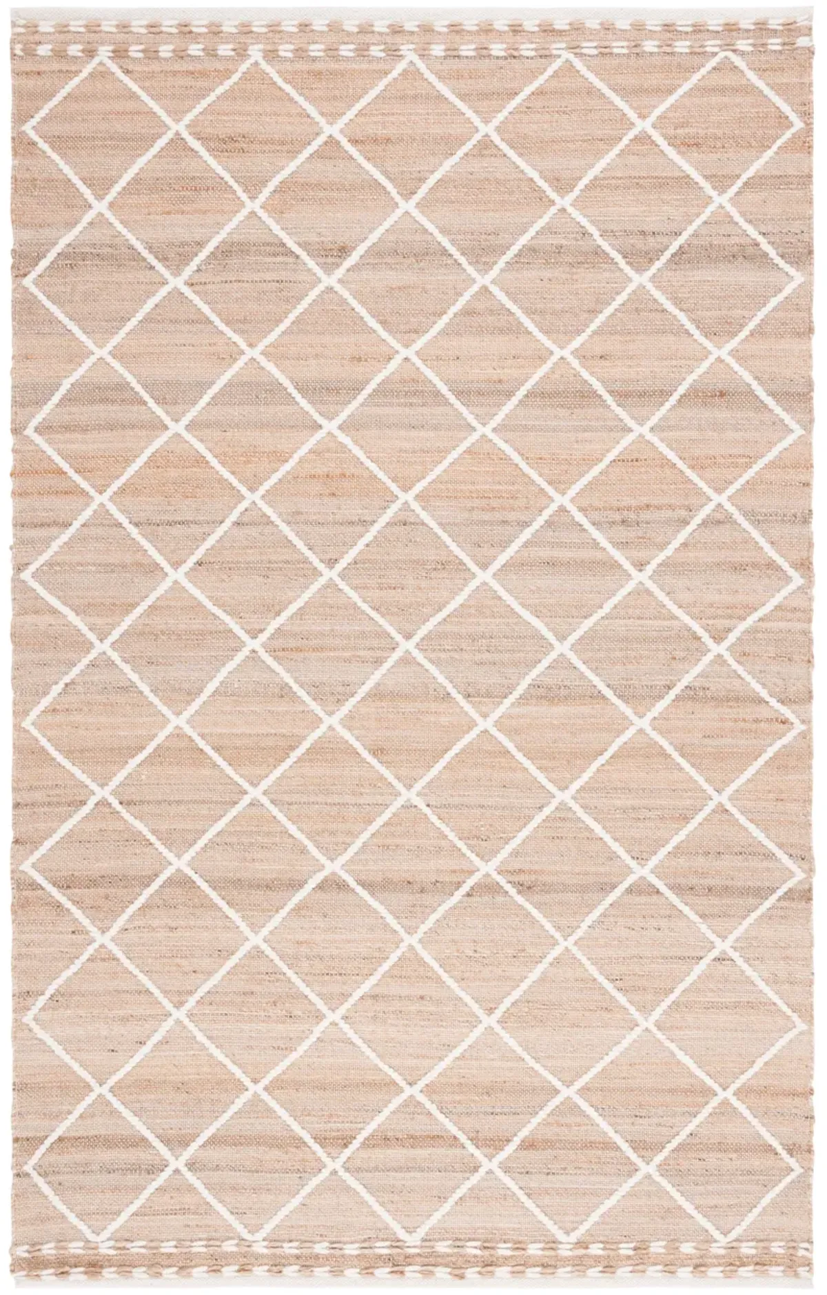 NATURAL FIBER Hand Woven 4' x 6' area rug
