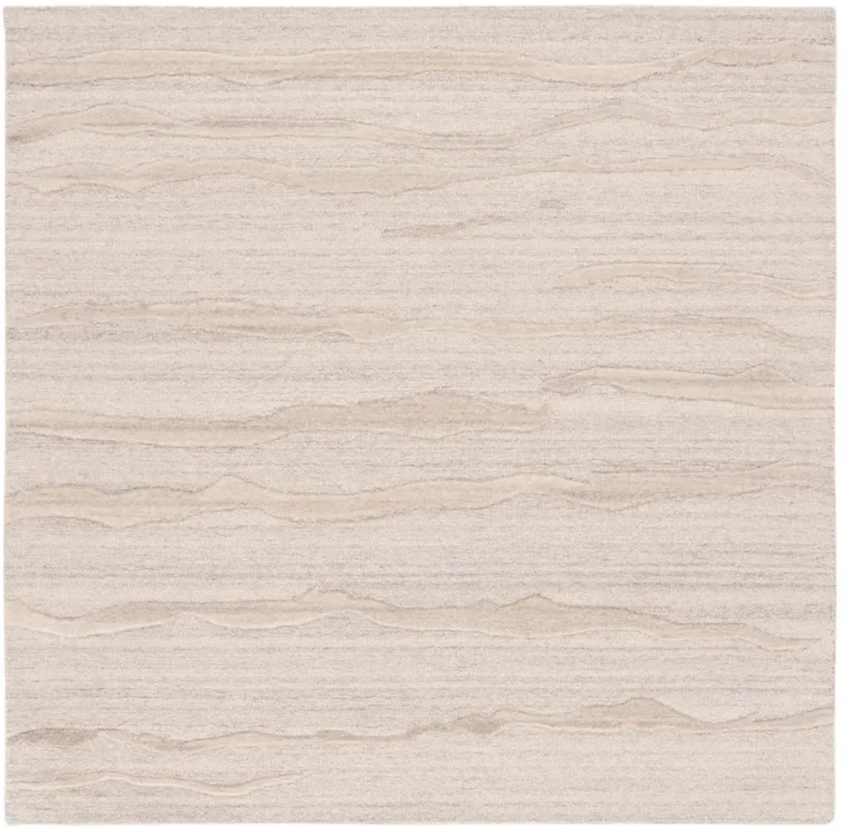 ABSTRACT Hand Tufted 6' x 6' Square area rug