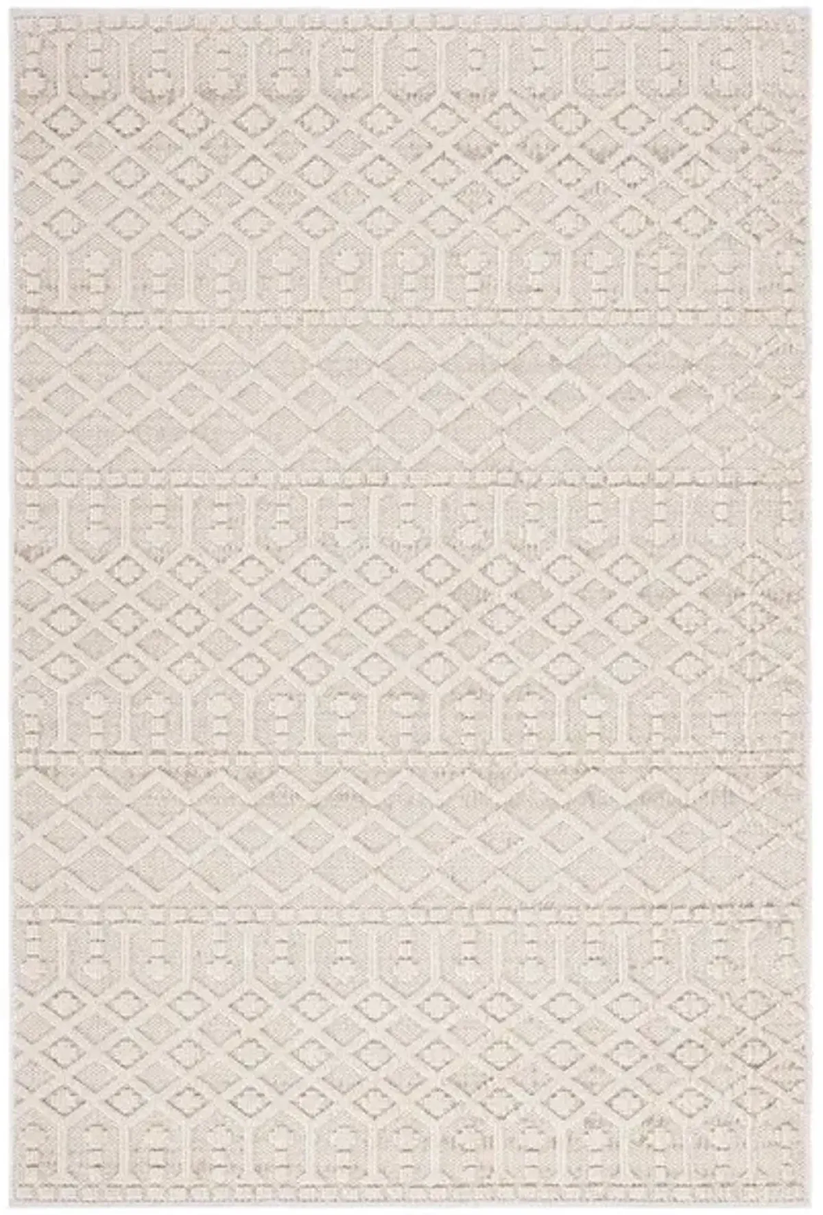 GLOBAL 402 Beige 8' X 10' Large Rectangle Rug