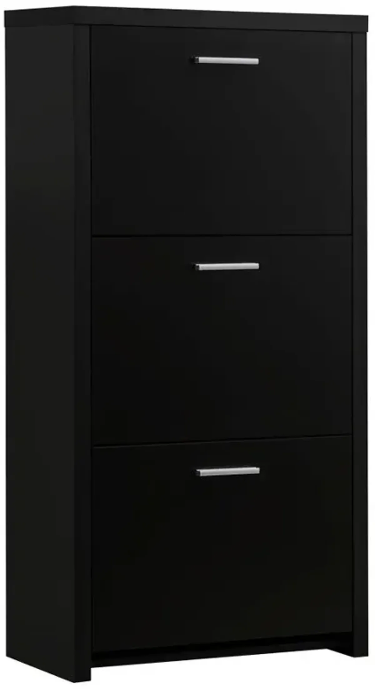 Vivian 3-drawer Shoe Cabinet Black