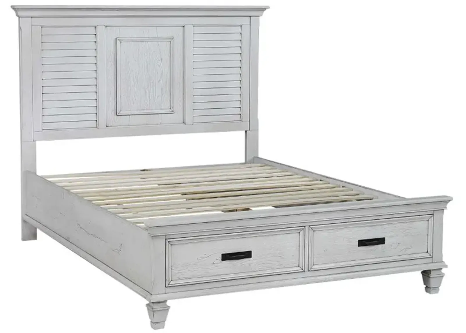 Franco California King Storage Bed Antique White