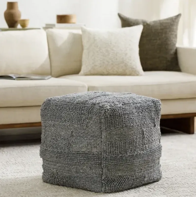 Gabon GNPF-001 18"H x 18"W x 18"D Pouf