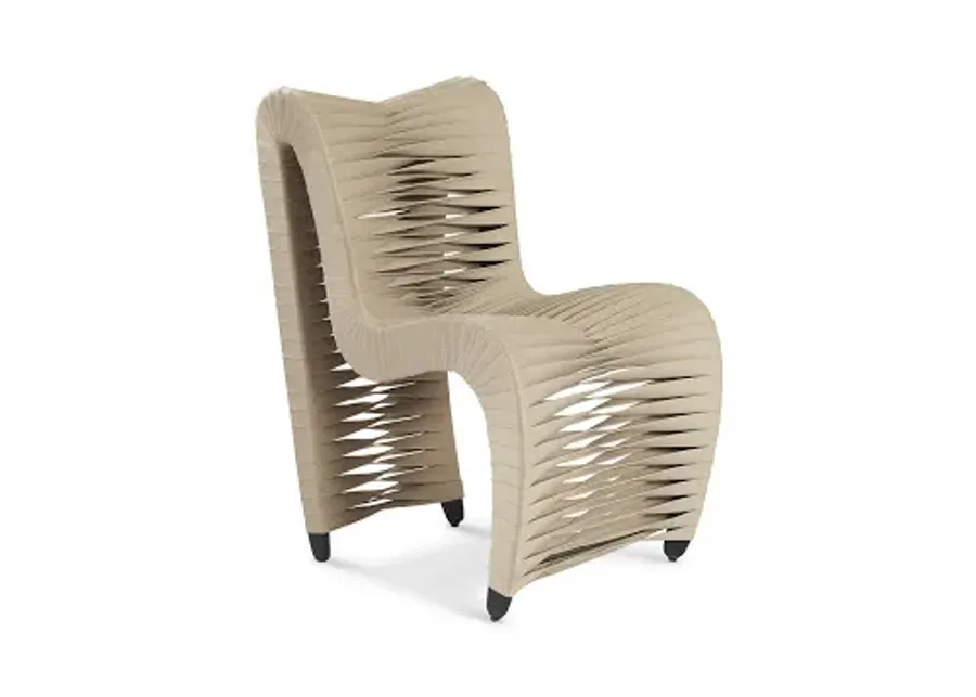 seat belt dining chair, beige/beige