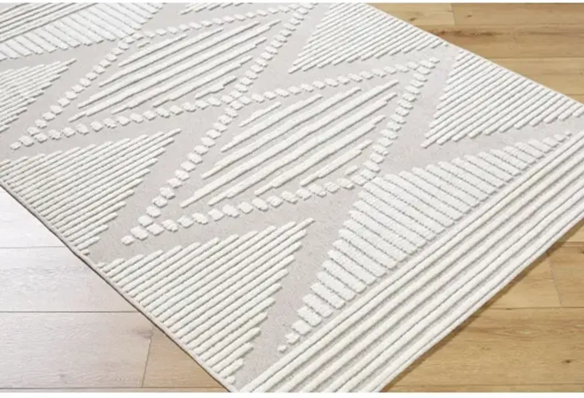 Lyna LYA-2340 3'3" x 5' Machine Woven Rug