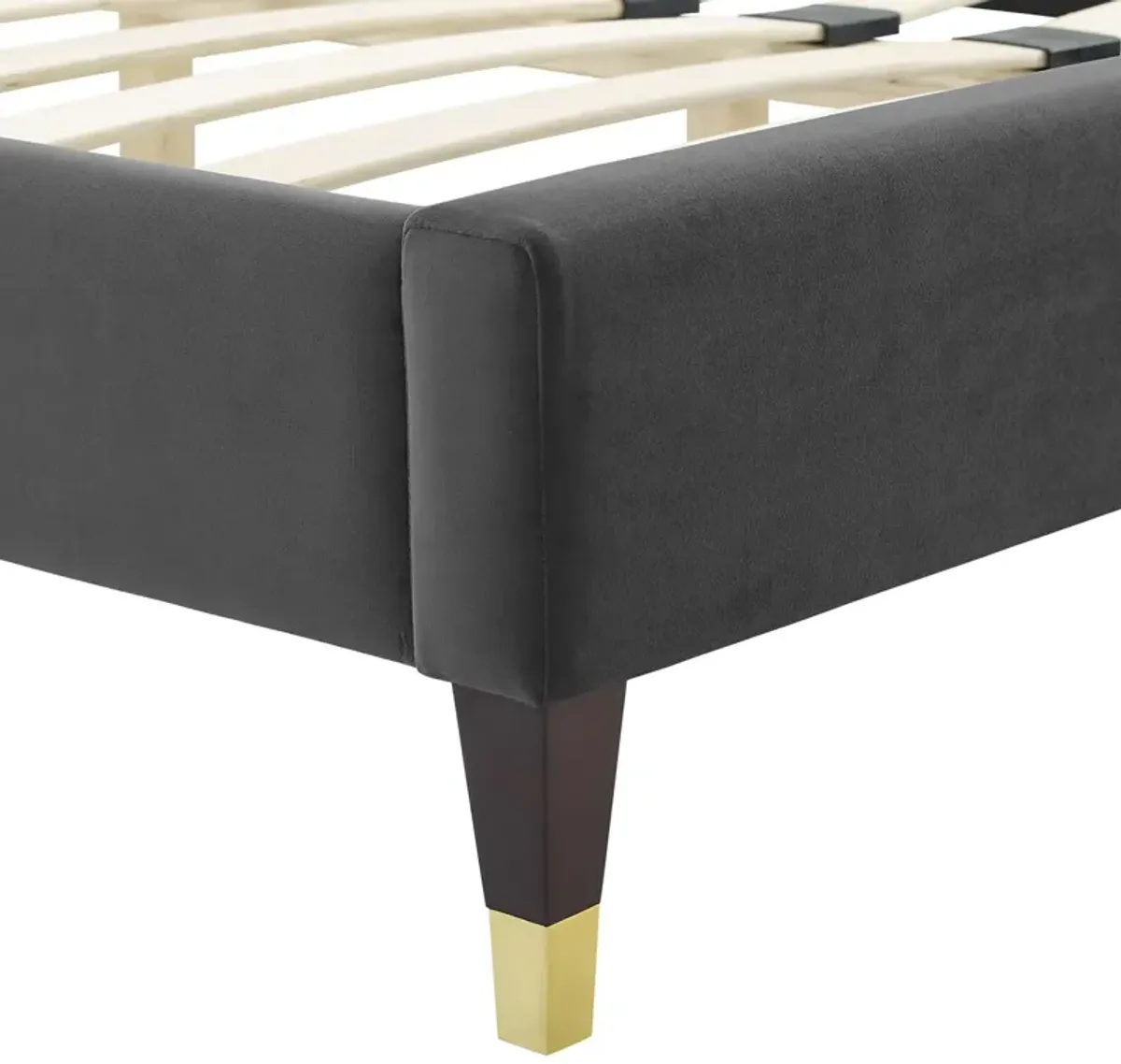 Alexandria Tufted Performance Velvet King Platform Bed