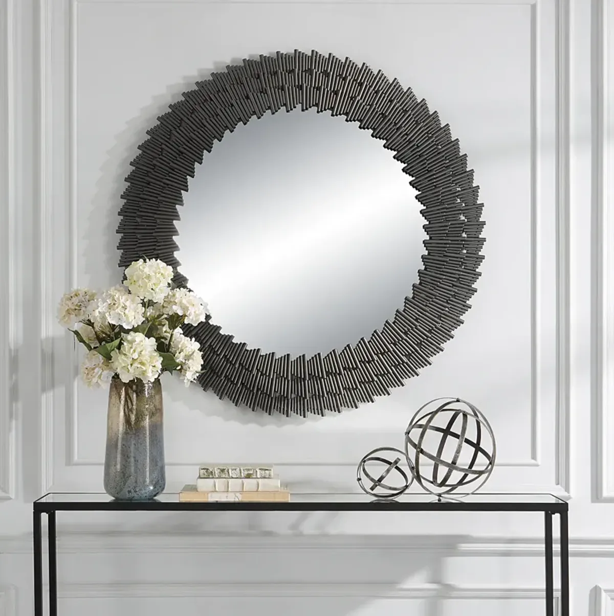 Illusion Modern Round Mirror