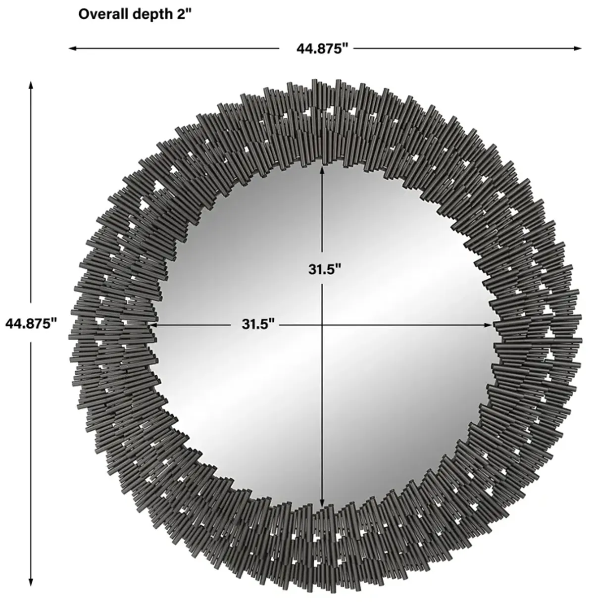 Illusion Modern Round Mirror