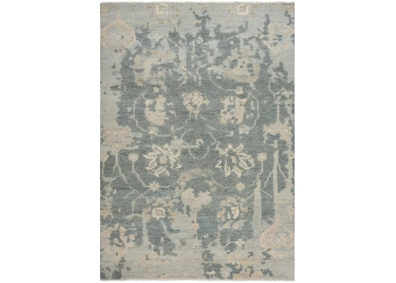 Belmont Dk. Gray  Hand Spun Wool 6' x 9' Rectangle Rug