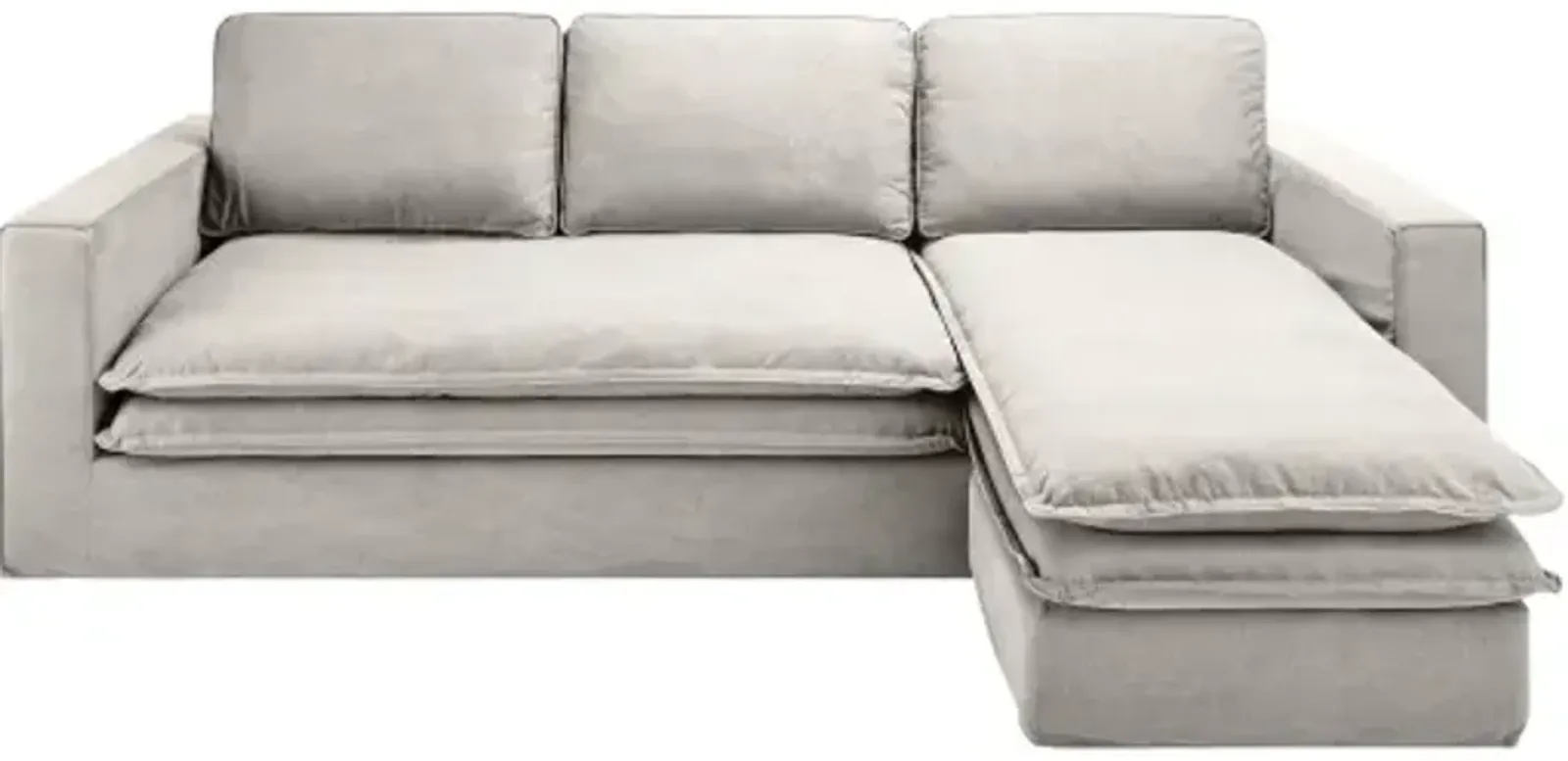 Davis DVI-002 37"H x 69"W x 45"D,  37"H x 34"W x 45"D,  19"H x 33"W x 24"D Sofa