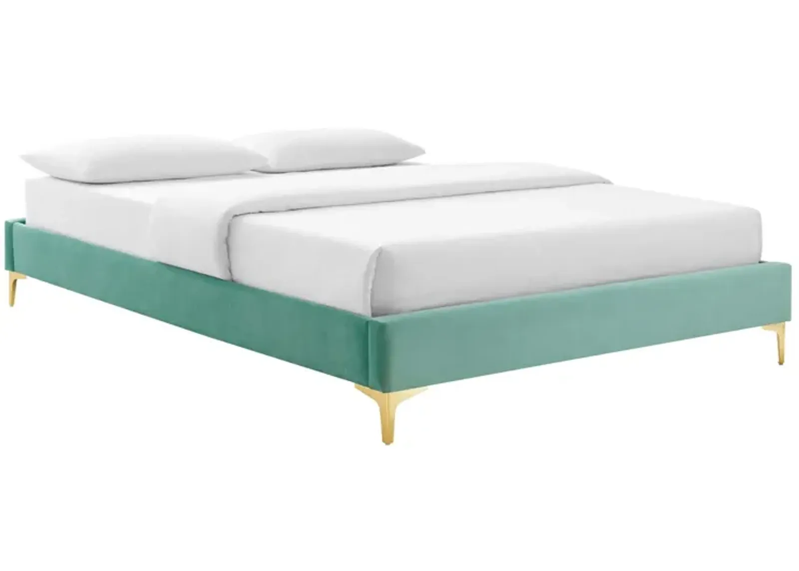 Sutton King Performance Velvet Bed Frame