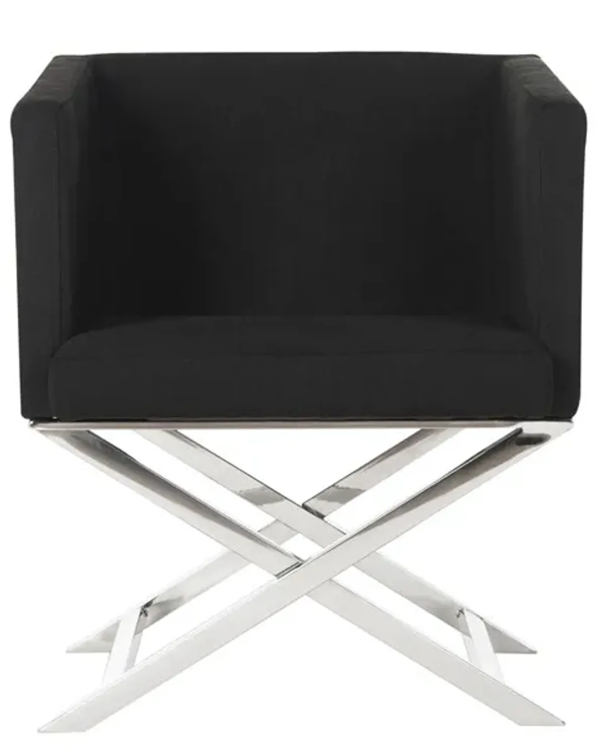 CELINE CHROME CROSS LEG CHAIR