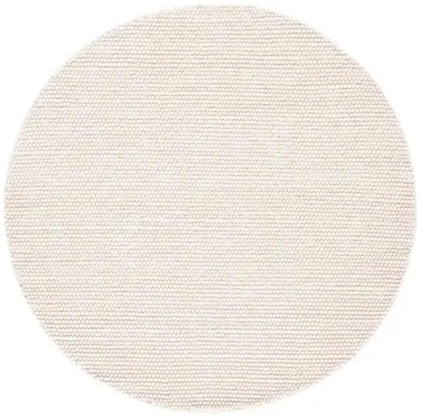 NATURA 220 IVORY 4' x 4' Round Round Rug