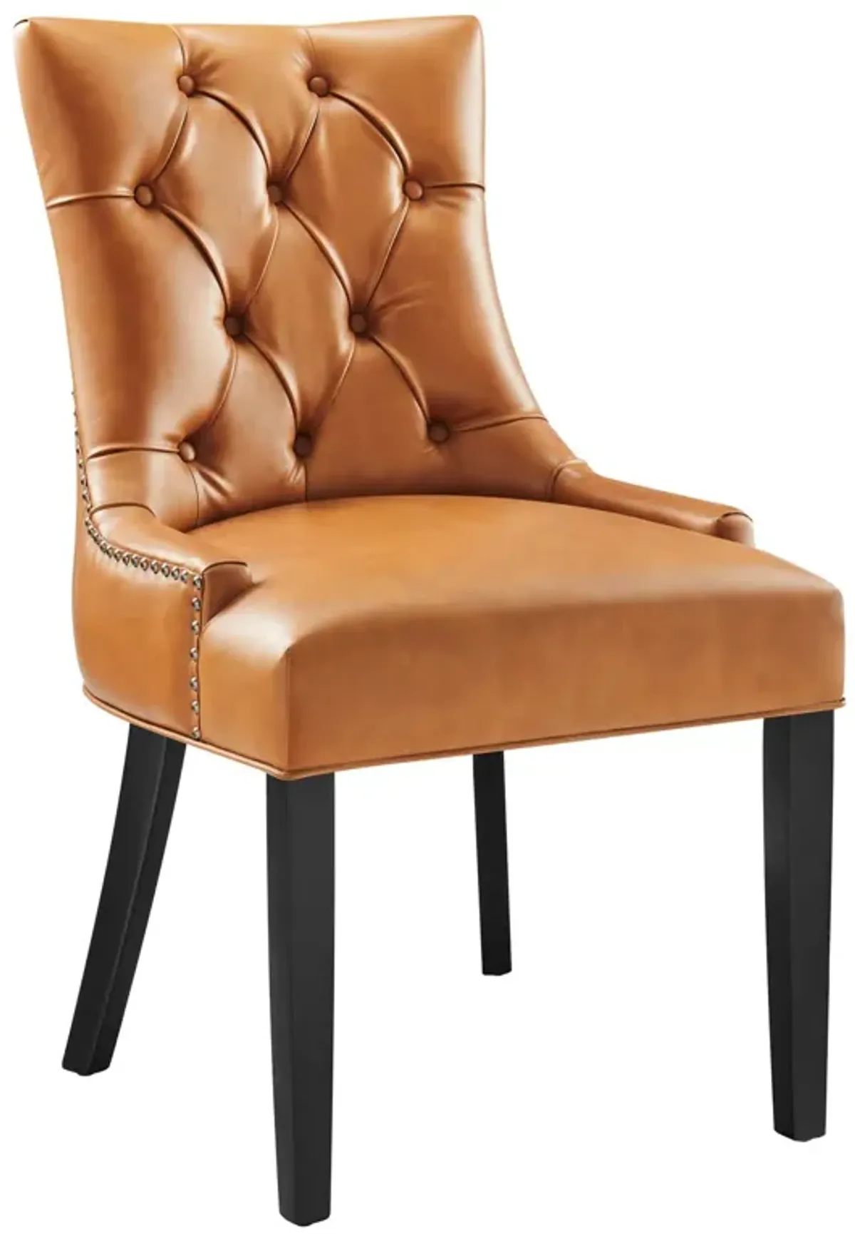 Regent Tufted Vegan Leather Dining Chair