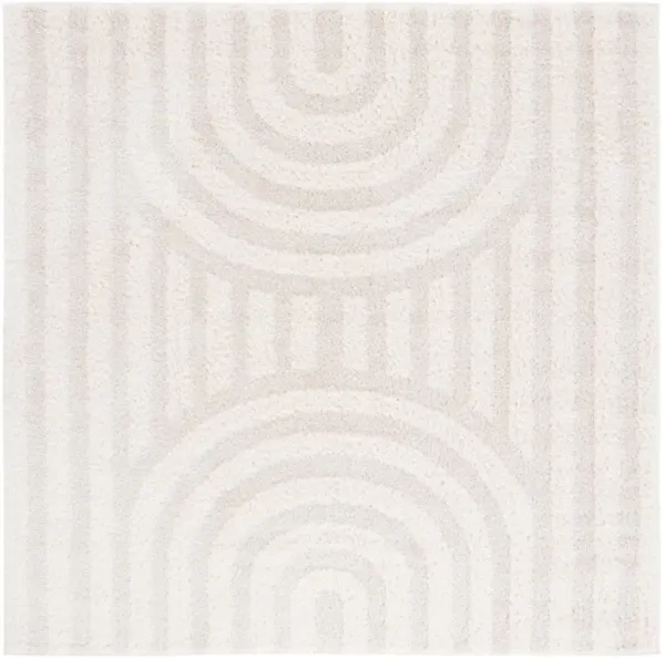 NORWAY 212 IVORY  6'-7' x 6'-7' Square Square Rug