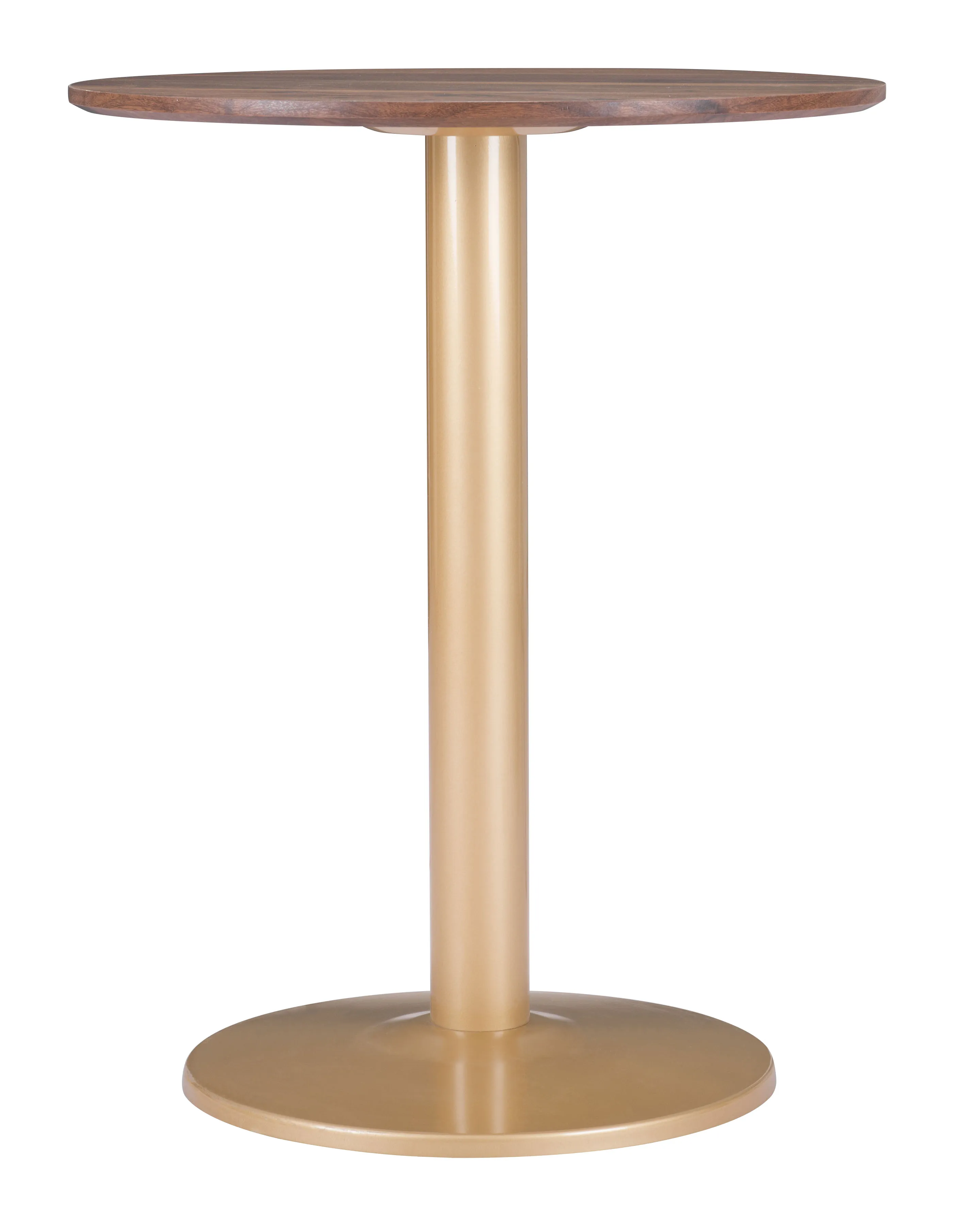 Alto Bistro Table Brown & Gold