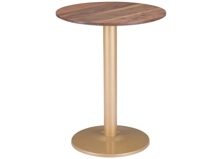 Alto Bistro Table Brown & Gold