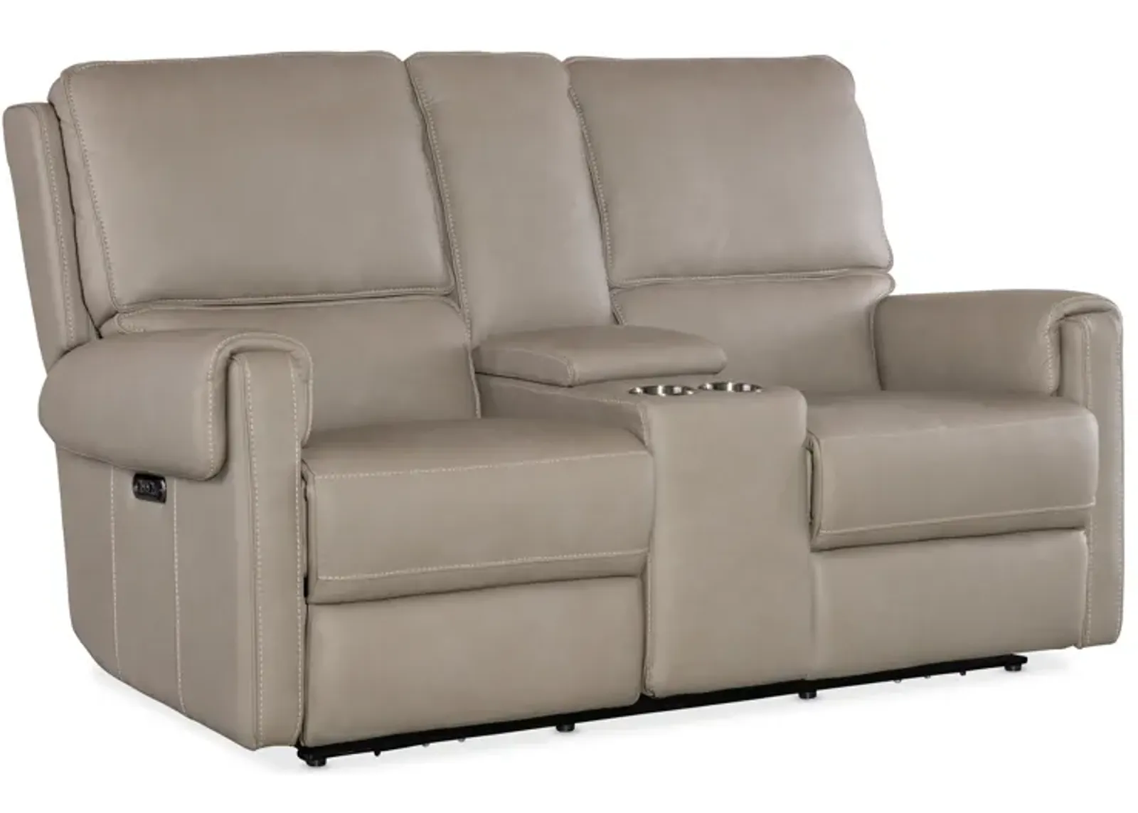 Somers Power Console Loveseat w/Power Headrest