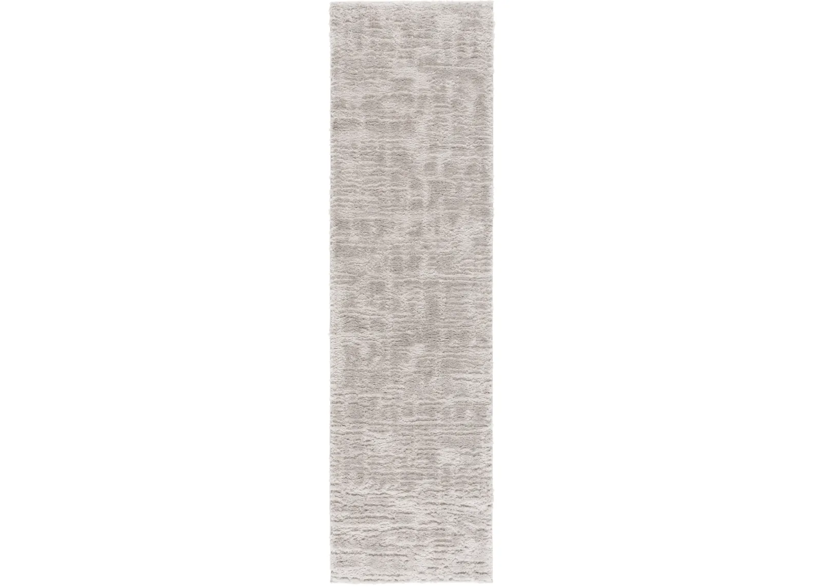 SEATTLE SHAG 909 LIGHT GREY  2'-3' x 8' Runner Rug