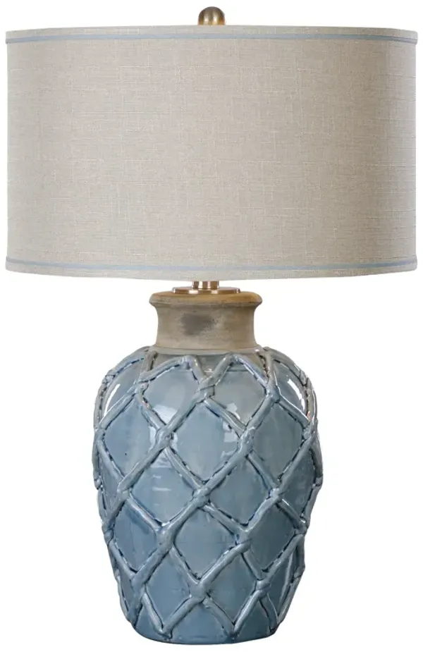 Parterre Pale Blue Table Lamp