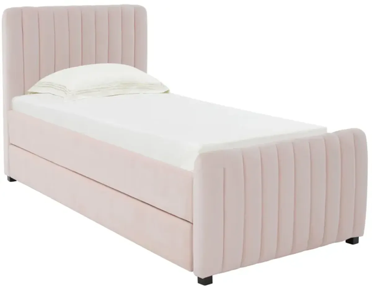 Angela Blush Trundle in Twin