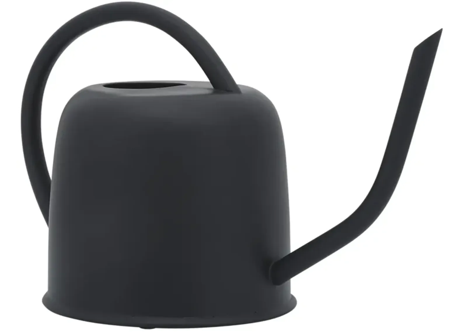 Metal 7"h Watering Can, Black