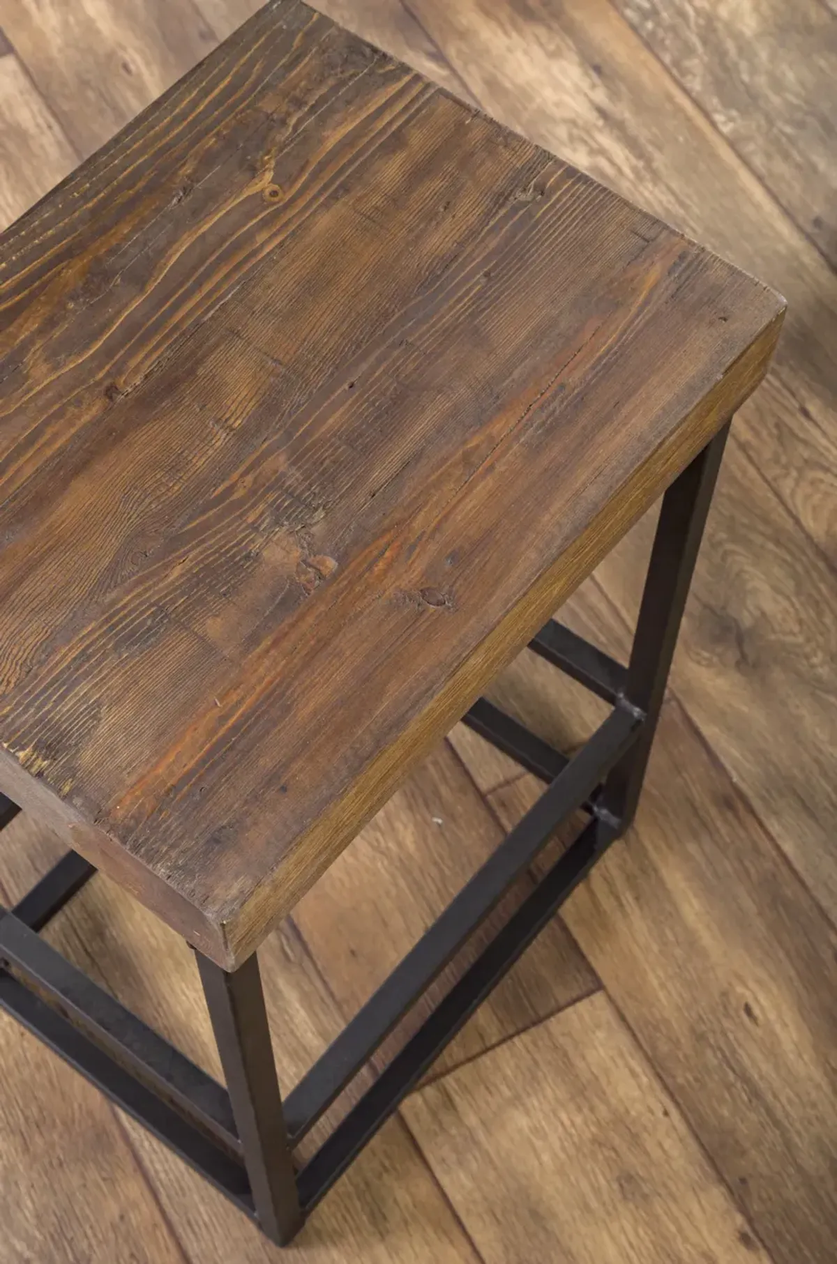 Porter Reclaimed Pine Counter stool by Kosas Home