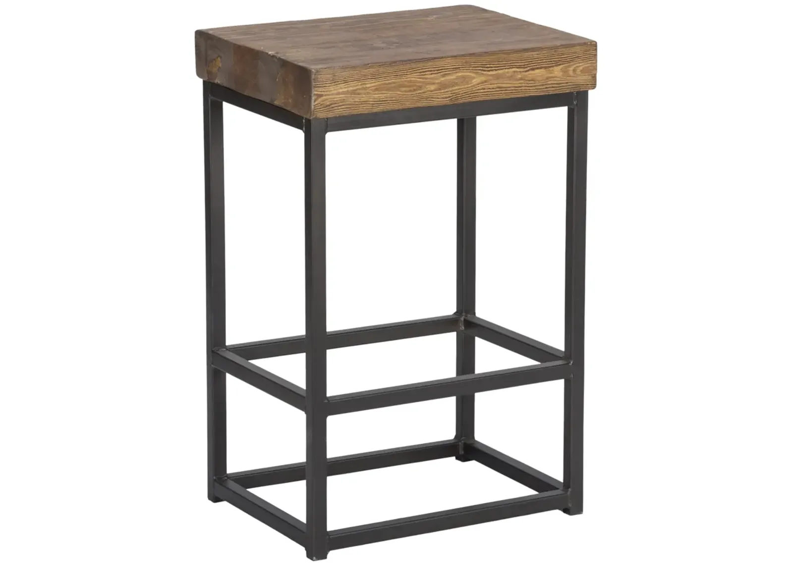 Porter Reclaimed Pine Counter stool by Kosas Home