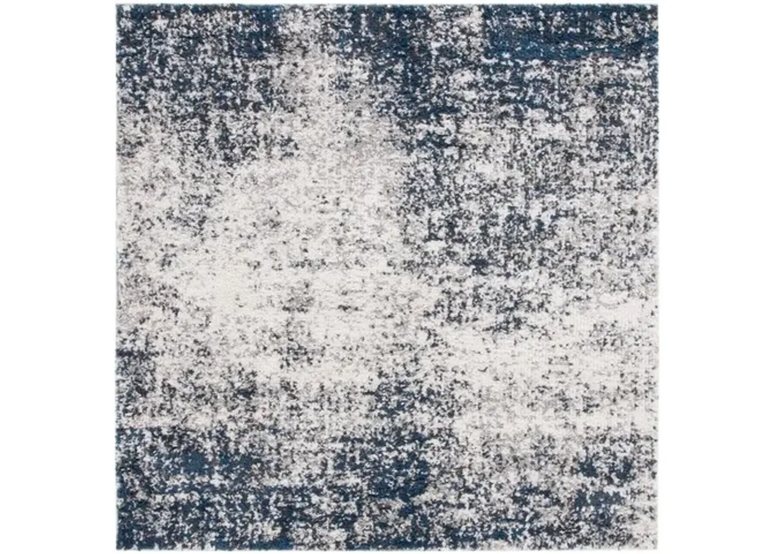 JERICHO SHAG 112 Blue 6'-7' X 6'-7' Square Square Rug